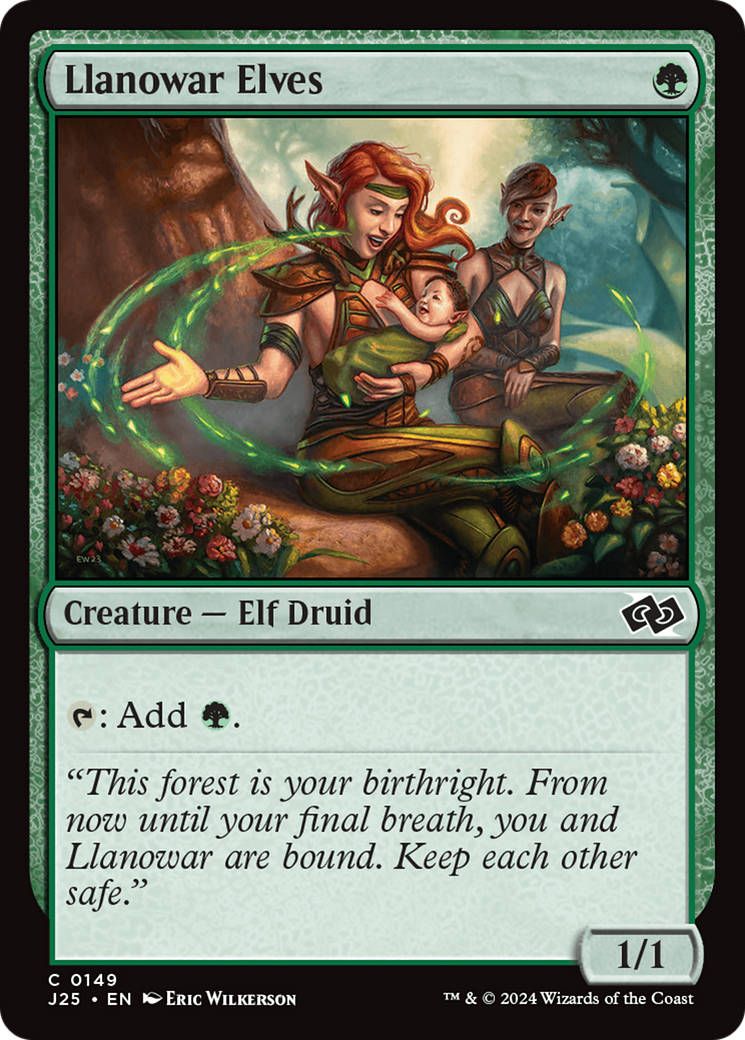 Llanowar Elves [Foundations Jumpstart] | Grognard Games