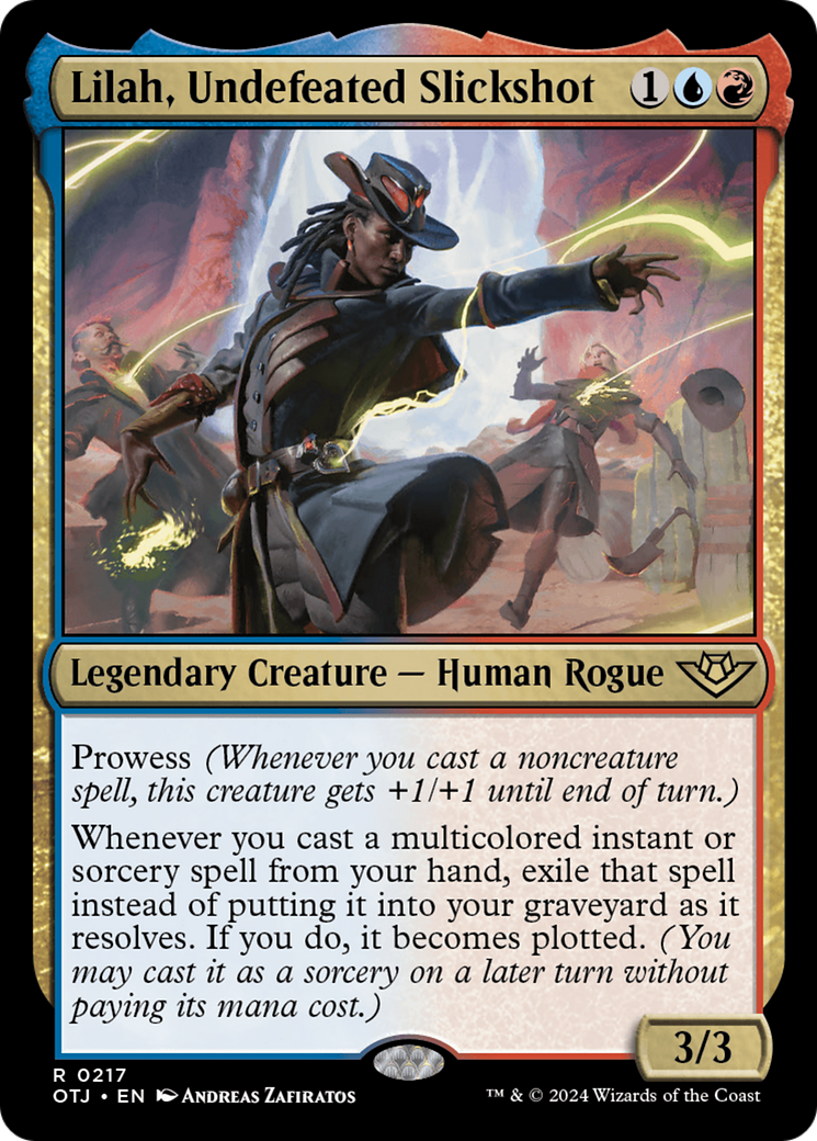 Lilah, Undefeated Slickshot (OTJ-217) - Outlaws of Thunder Junction Foil | Grognard Games