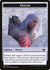 Elemental (008) // Wrenn and Six Emblem (021) Double-Sided Token [Modern Horizons Tokens] | Grognard Games