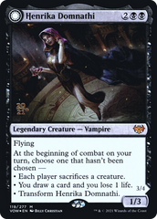 Henrika Domnathi // Henrika, Infernal Seer [Innistrad: Crimson Vow Prerelease Promos] | Grognard Games