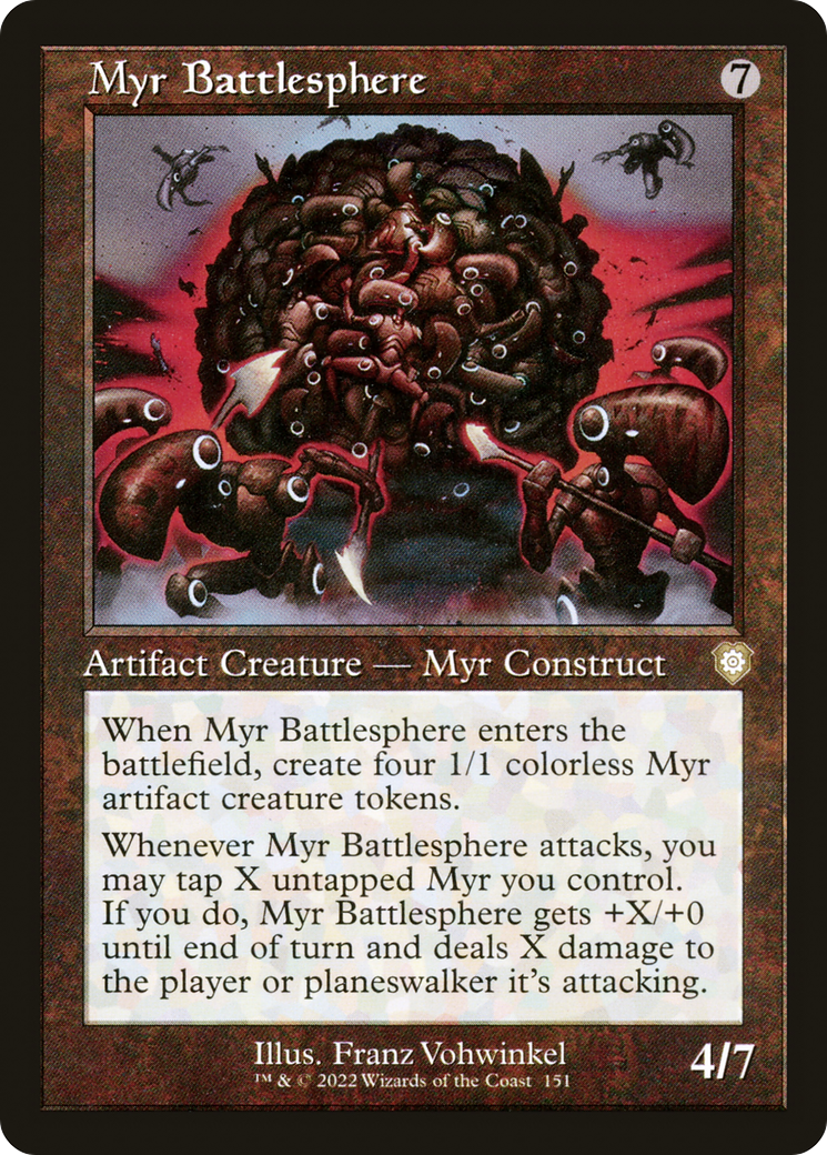 Myr Battlesphere (Retro) [The Brothers' War Commander] | Grognard Games