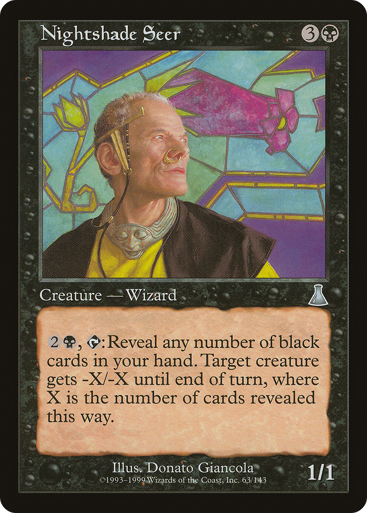 Nightshade Seer (UDS-063) - Urza's Destiny Foil | Grognard Games