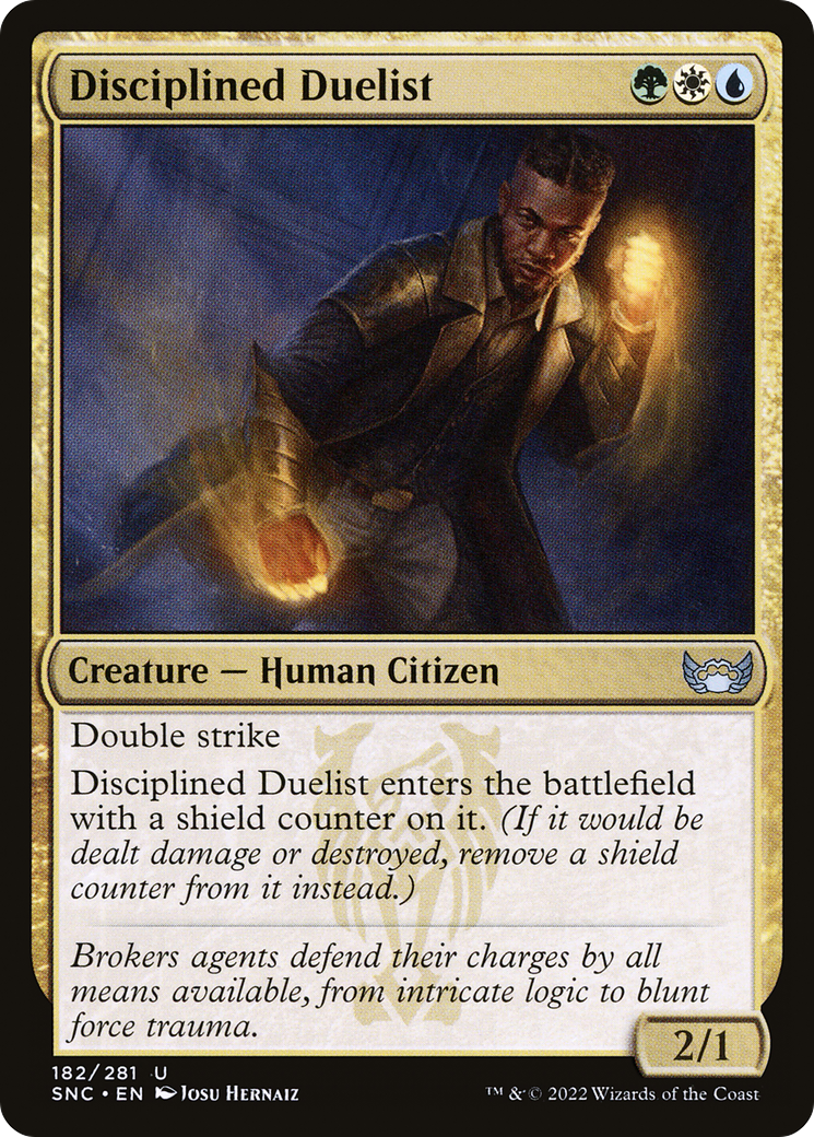 Disciplined Duelist (SNC-182) - Streets of New Capenna Foil | Grognard Games