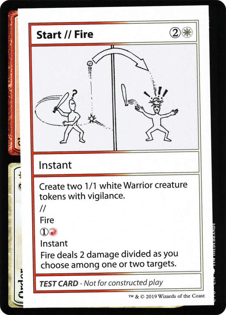 Start // Fire (2021 Edition) [Mystery Booster Playtest Cards] | Grognard Games