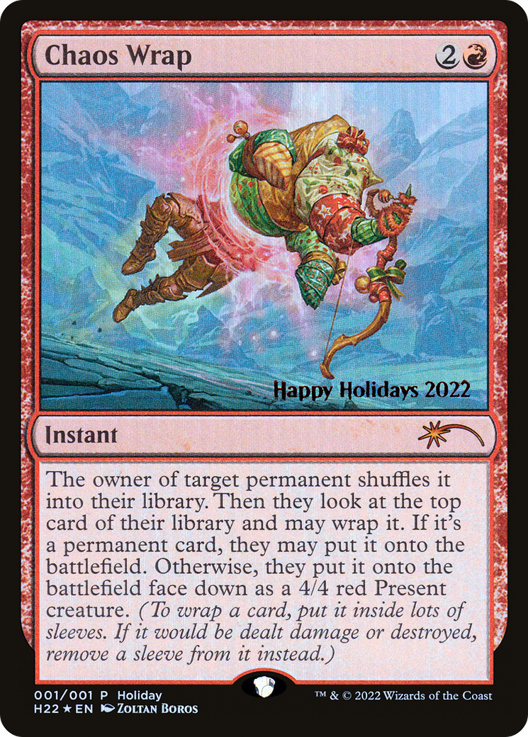 Chaos Wrap [Happy Holidays] | Grognard Games