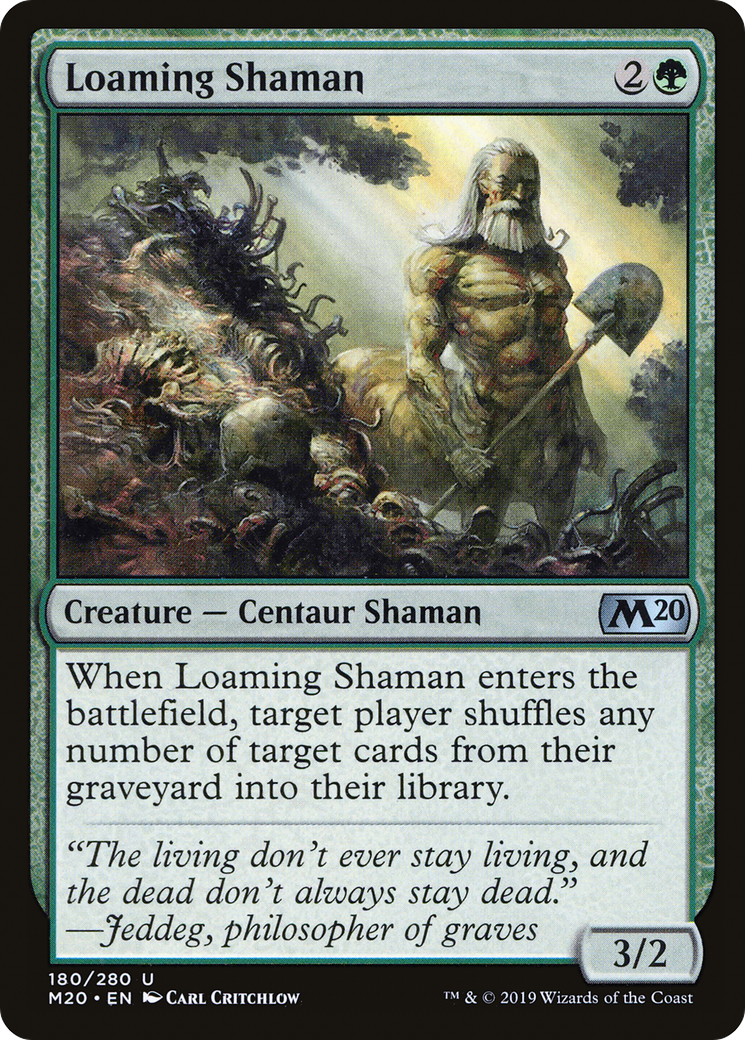 Loaming Shaman [Core Set 2020] | Grognard Games
