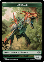 Gnome // Dinosaur (0010) Double-Sided Token [The Lost Caverns of Ixalan Tokens] | Grognard Games