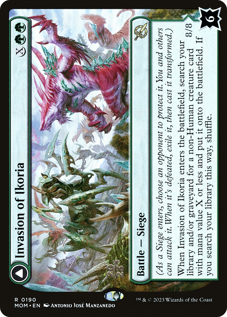 Invasion of Ikoria // Zilortha, Apex of Ikoria [March of the Machine Prerelease Promos] | Grognard Games