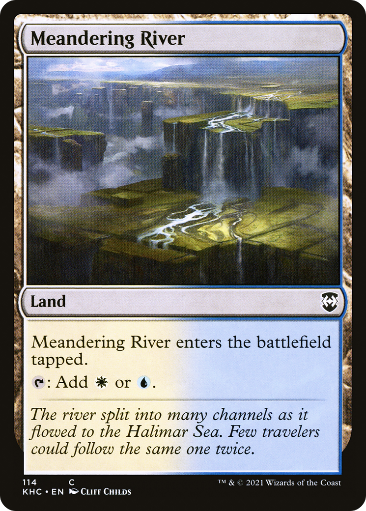 Meandering River [Kaldheim Commander] | Grognard Games