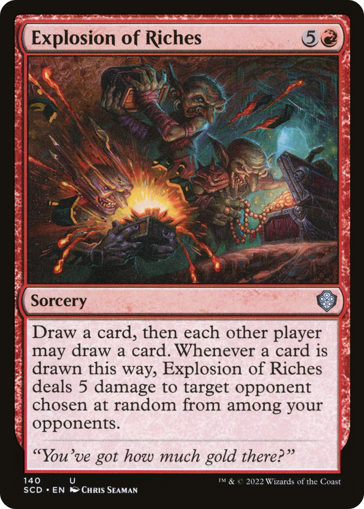 Explosion of Riches [Starter Commander Decks] | Grognard Games