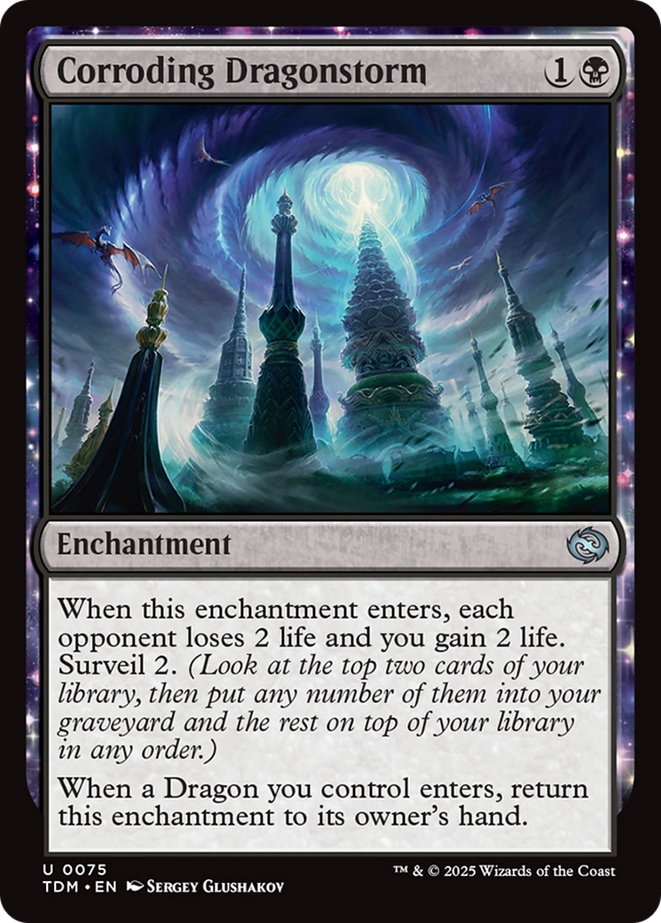 Corroding Dragonstorm [Tarkir: Dragonstorm] | Grognard Games