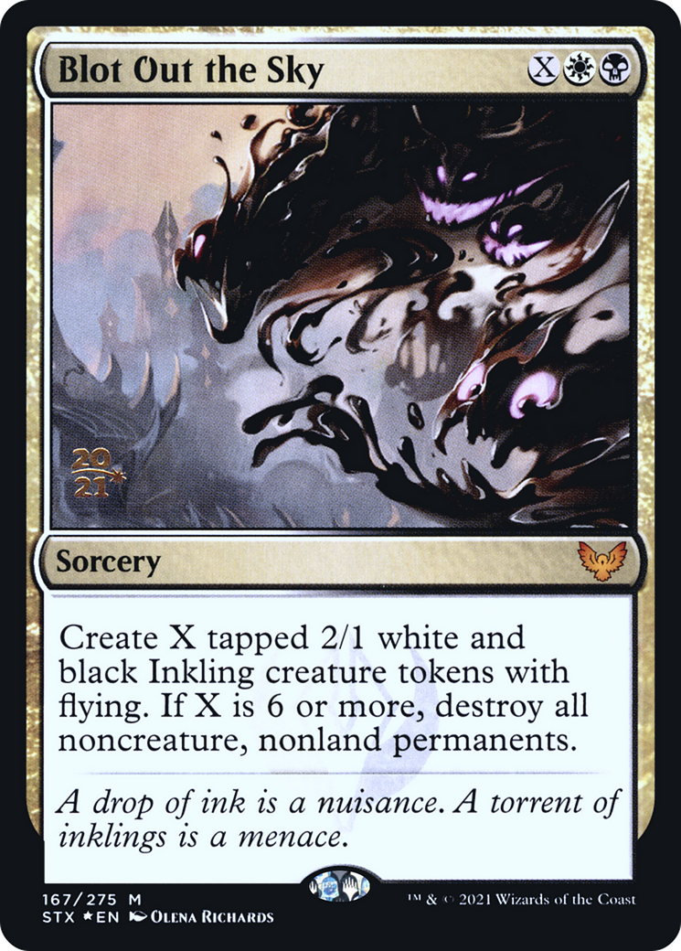 Blot Out the Sky [Strixhaven: School of Mages Prerelease Promos] | Grognard Games
