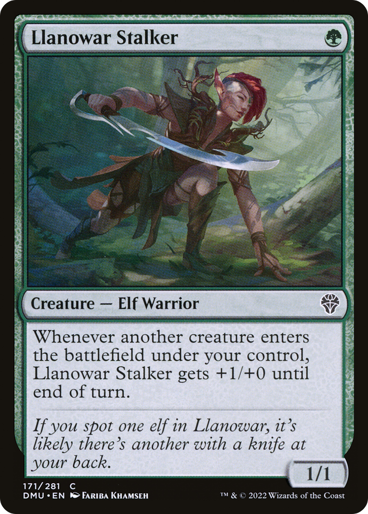Llanowar Stalker [Dominaria United] | Grognard Games