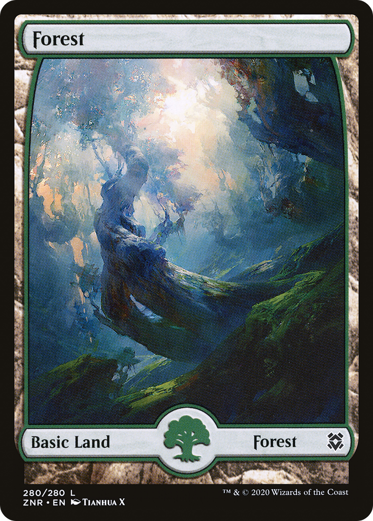Forest (280) [Zendikar Rising] | Grognard Games