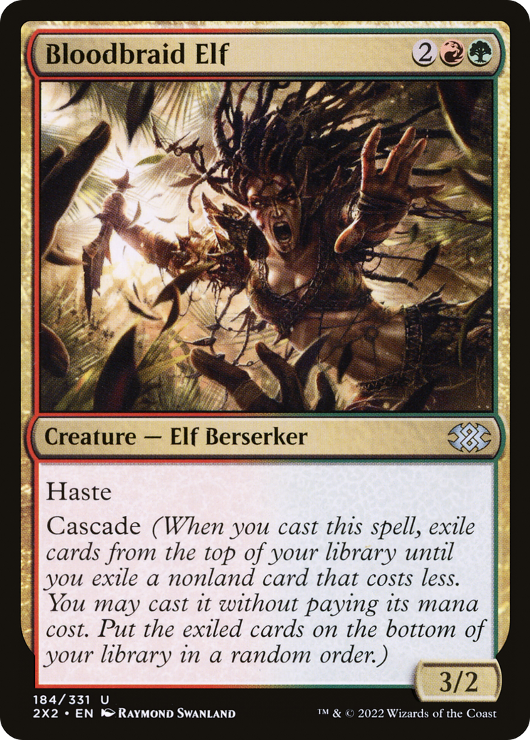 Bloodbraid Elf [Double Masters 2022] | Grognard Games