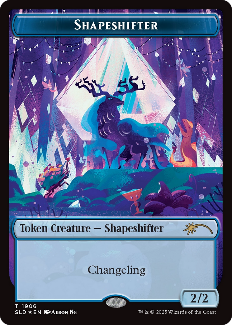Shapeshifter Token (1906) (Double Rainbow Foil) [Secret Lair Drop Series] | Grognard Games
