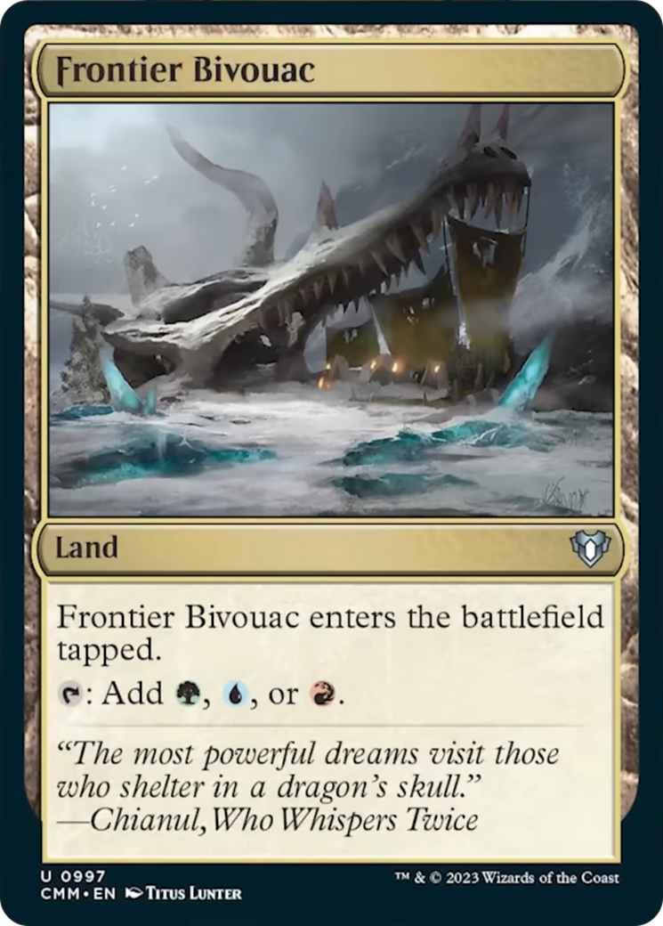 Frontier Bivouac [Commander Masters] | Grognard Games