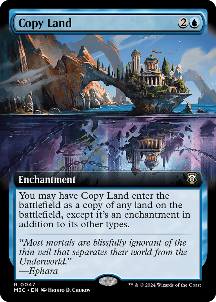 Copy Land (Extended Art) [Modern Horizons 3 Commander] | Grognard Games