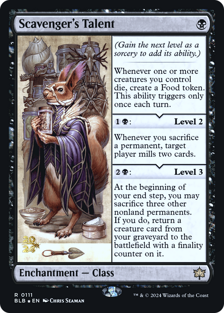 Scavenger's Talent [Bloomburrow Prerelease Promos] | Grognard Games