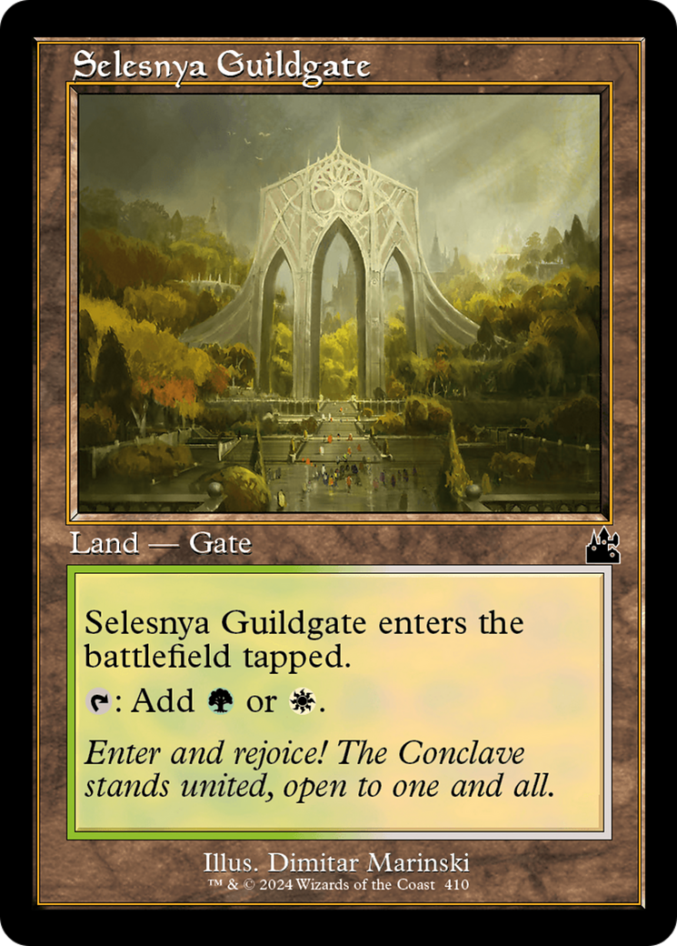 Selesnya Guildgate (Retro Frame) [Ravnica Remastered] | Grognard Games
