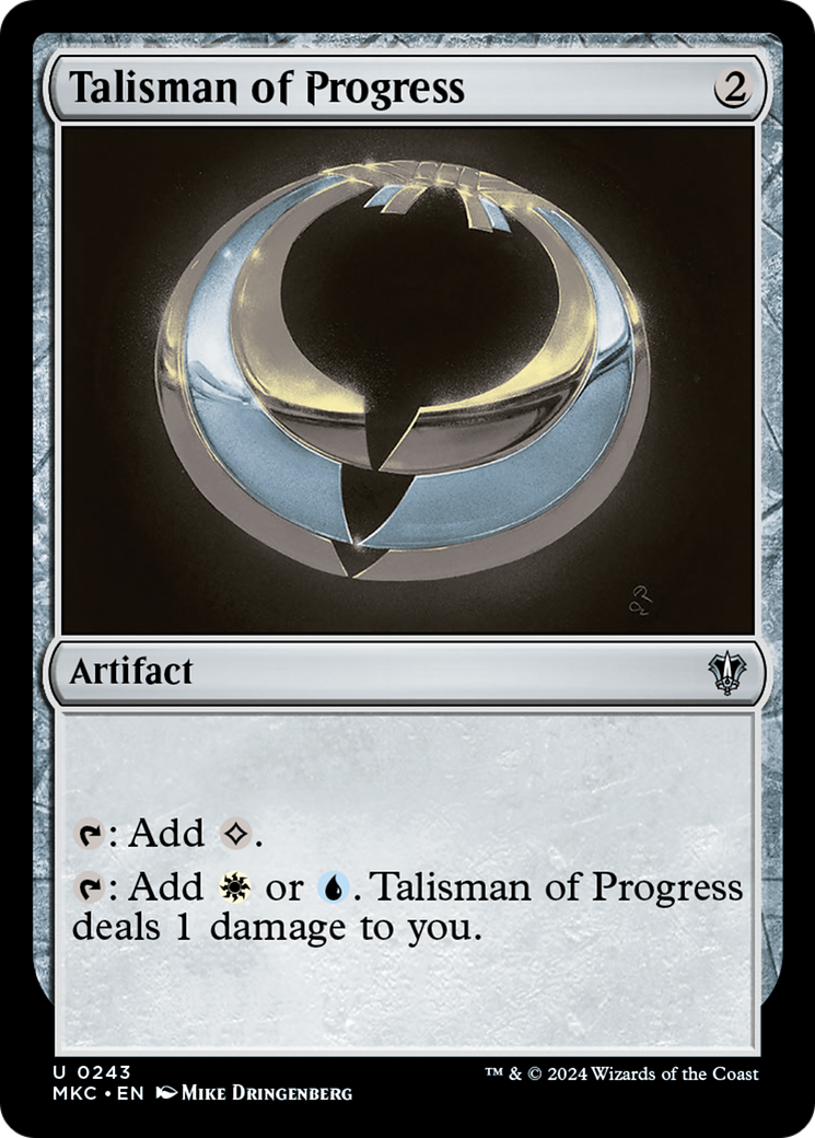 Talisman of Progress [Murders at Karlov Manor Commander] | Grognard Games