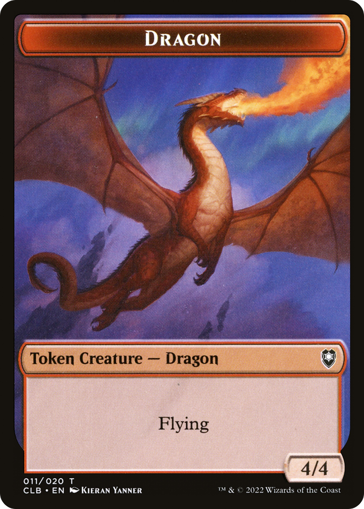Dragon Token [Commander Legends: Battle for Baldur's Gate Tokens] | Grognard Games