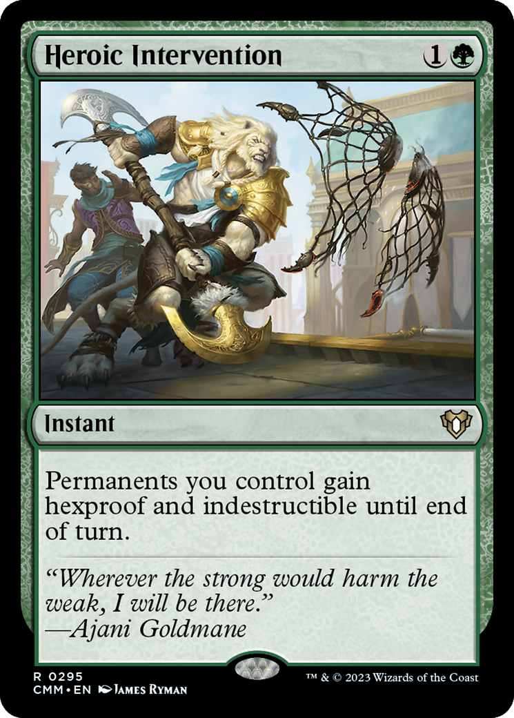 Heroic Intervention [Commander Masters] | Grognard Games