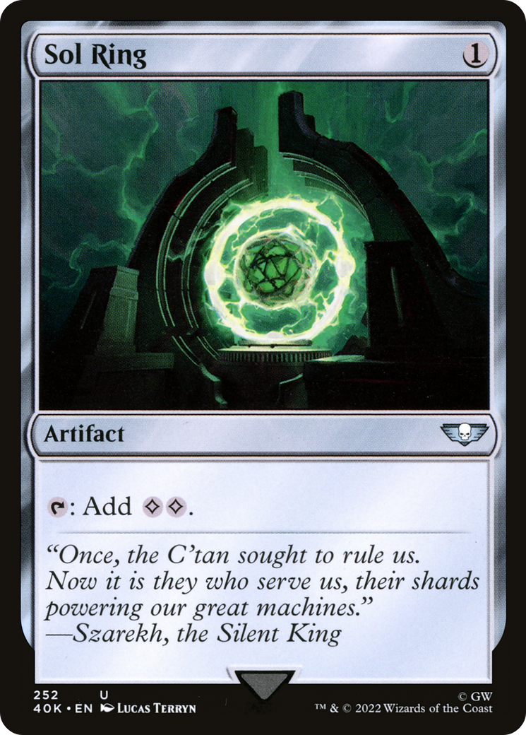 Sol Ring (252) [Universes Beyond: Warhammer 40,000] | Grognard Games