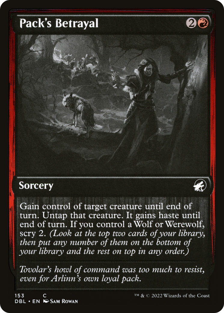 Pack's Betrayal [Innistrad: Double Feature] | Grognard Games