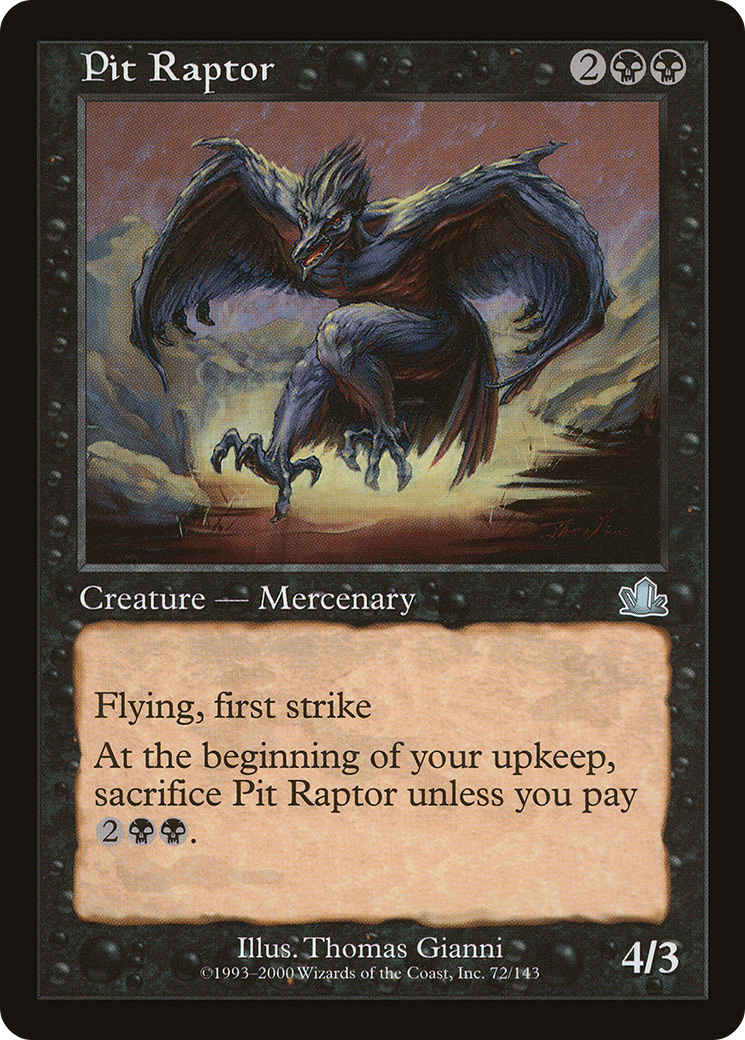 Pit Raptor (PCY-072) - Prophecy Foil | Grognard Games
