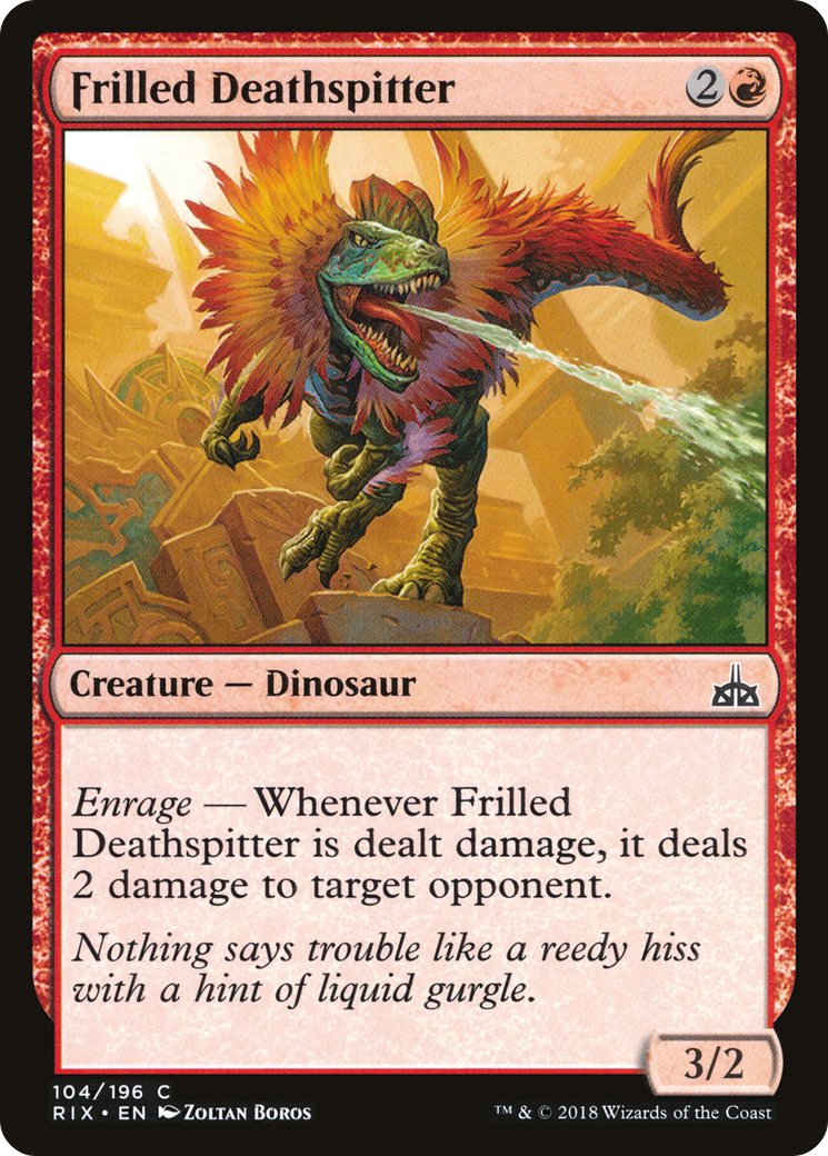 Frilled Deathspitter (RIX-104) - Rivals of Ixalan | Grognard Games