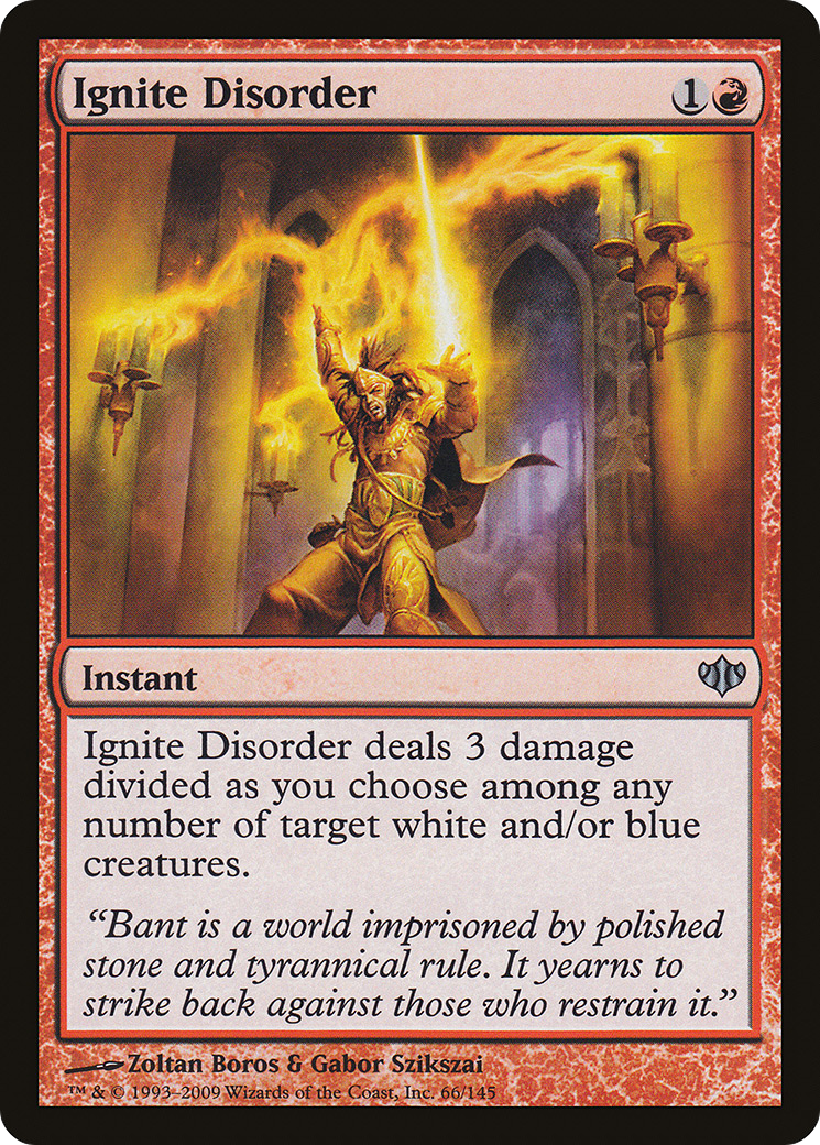 Ignite Disorder (CON-066) - Conflux Foil | Grognard Games