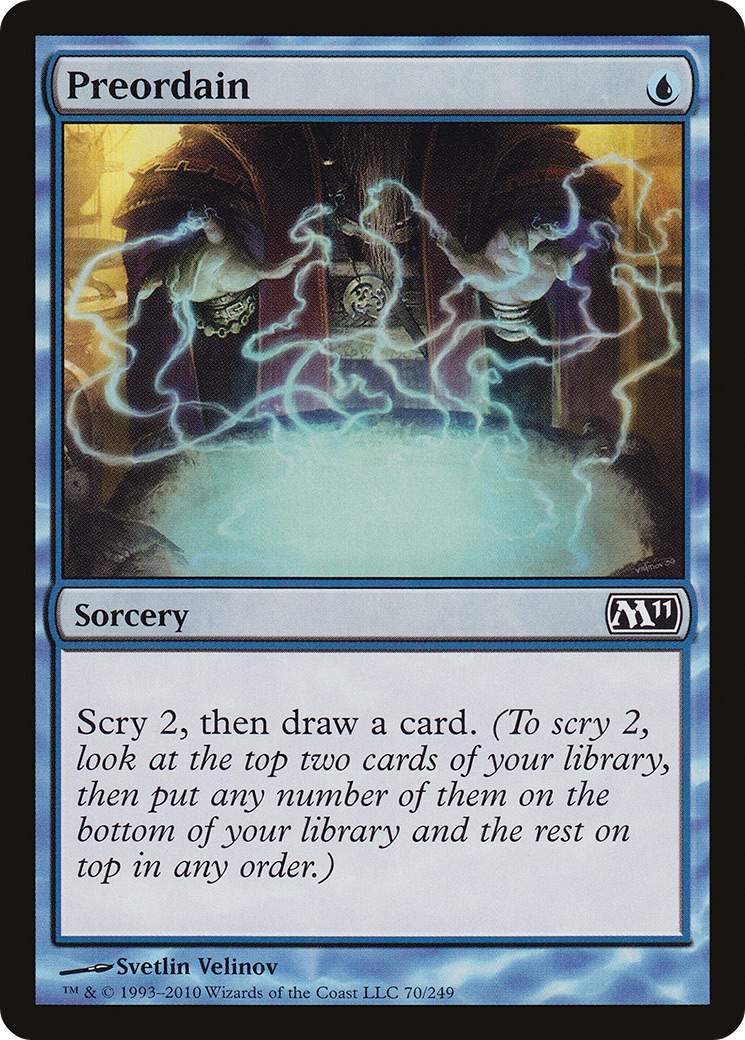 Preordain (M11-070) - Magic 2011 Foil | Grognard Games