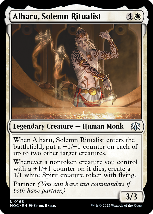 Alharu, Solemn Ritualist [March of the Machine Commander] | Grognard Games