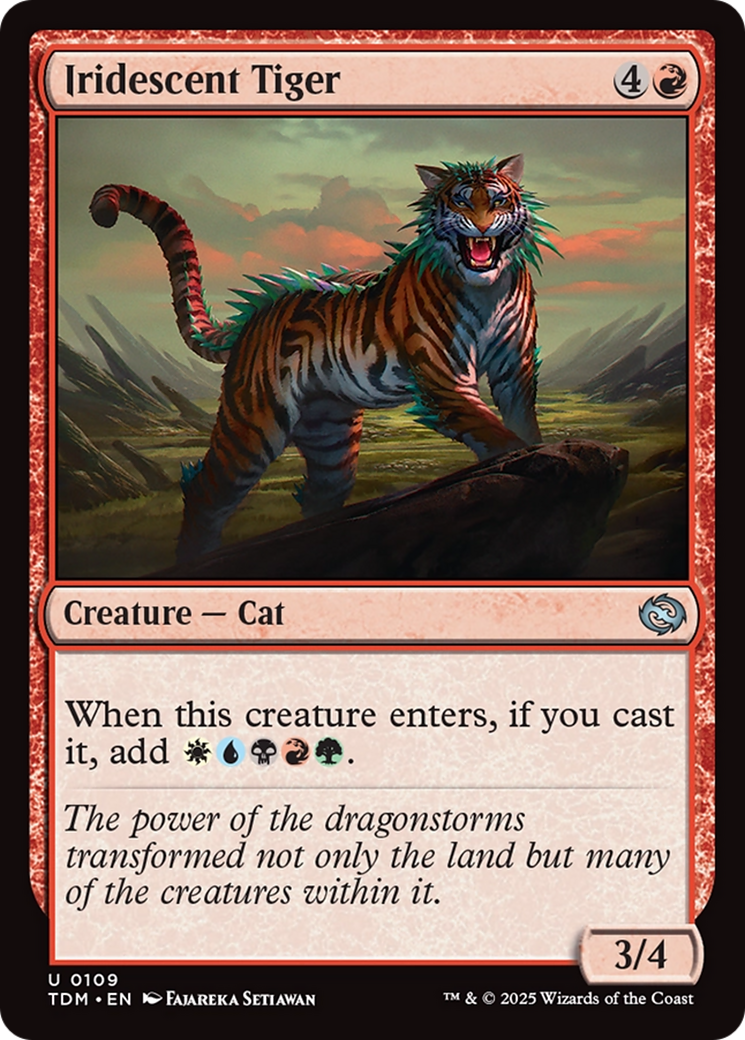Iridescent Tiger [Tarkir: Dragonstorm] | Grognard Games