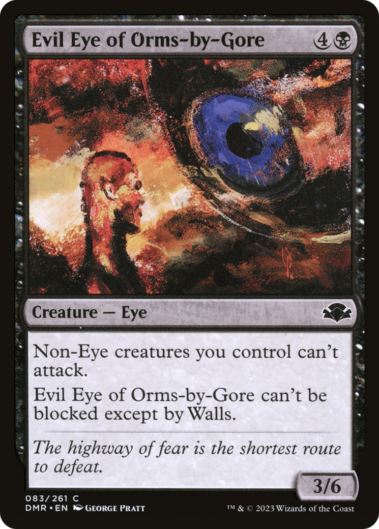 Evil Eye of Orms-by-Gore [Dominaria Remastered] | Grognard Games