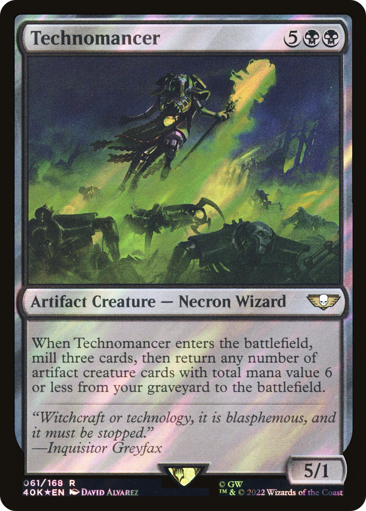 Technomancer (Surge Foil) [Universes Beyond: Warhammer 40,000] | Grognard Games