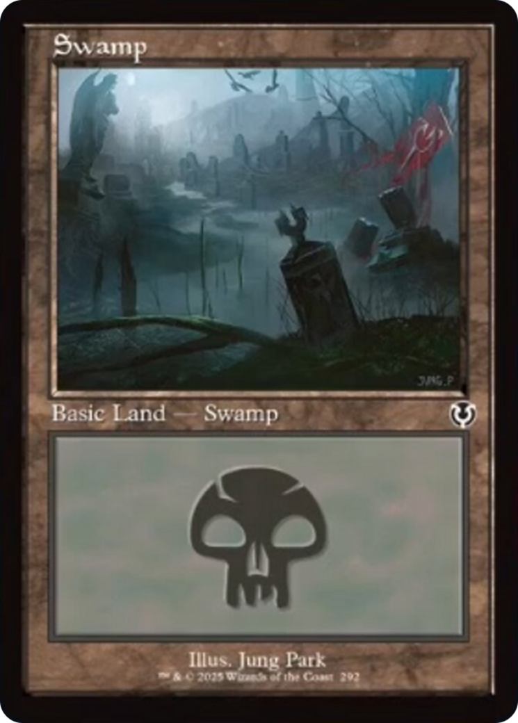 Swamp (292) (Retro Frame) [Innistrad Remastered] | Grognard Games