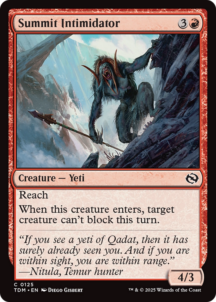 Summit Intimidator [Tarkir: Dragonstorm] | Grognard Games
