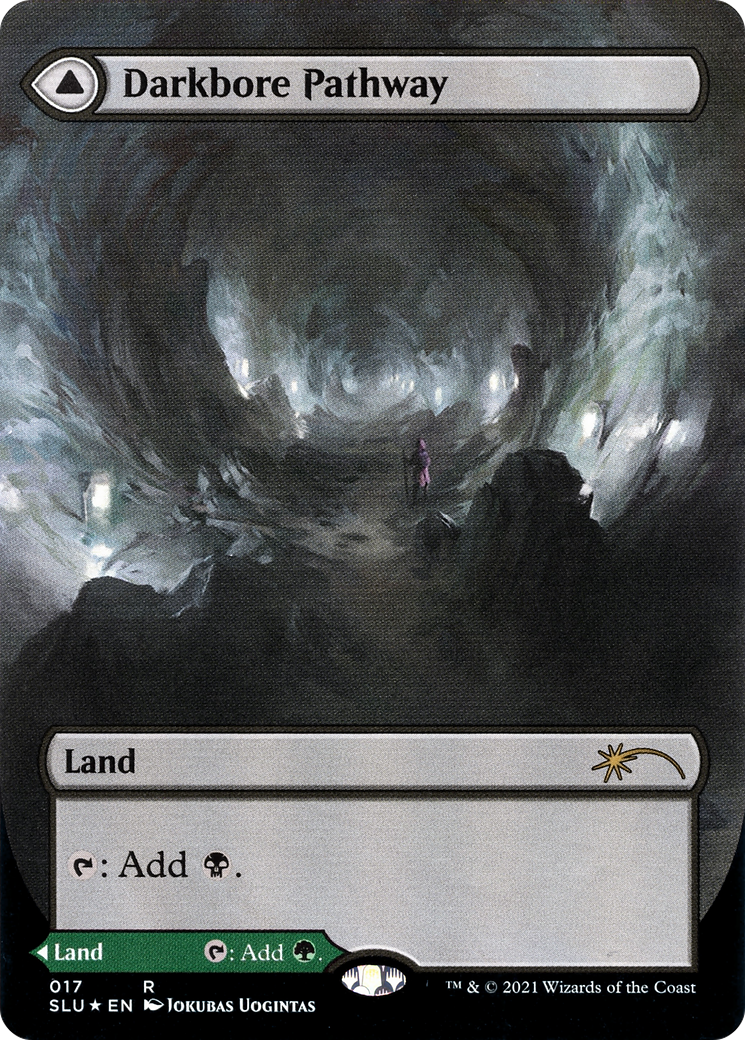 Darkbore Pathway // Slitherbore Pathway (Borderless) [Secret Lair: Ultimate Edition 2] | Grognard Games