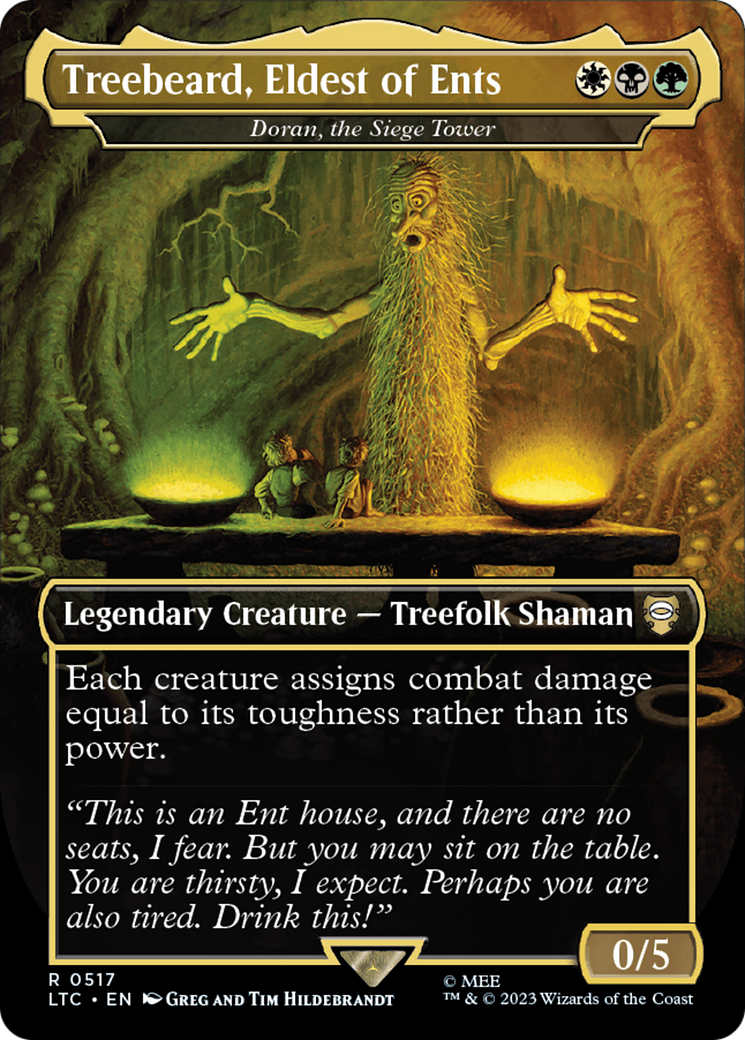 Treebeard, Eldest of Ents - Doran, the Siege Tower (Borderless) [The Lord of the Rings: Tales of Middle-Earth Commander] | Grognard Games