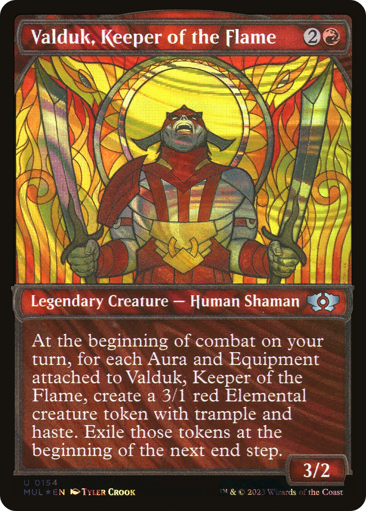 Valduk, Keeper of the Flame (Halo Foil) [Multiverse Legends] | Grognard Games