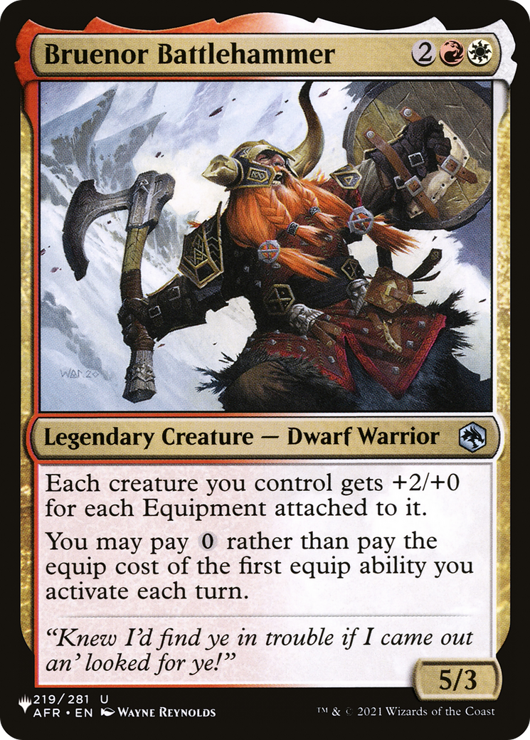 Bruenor Battlehammer [The List] | Grognard Games