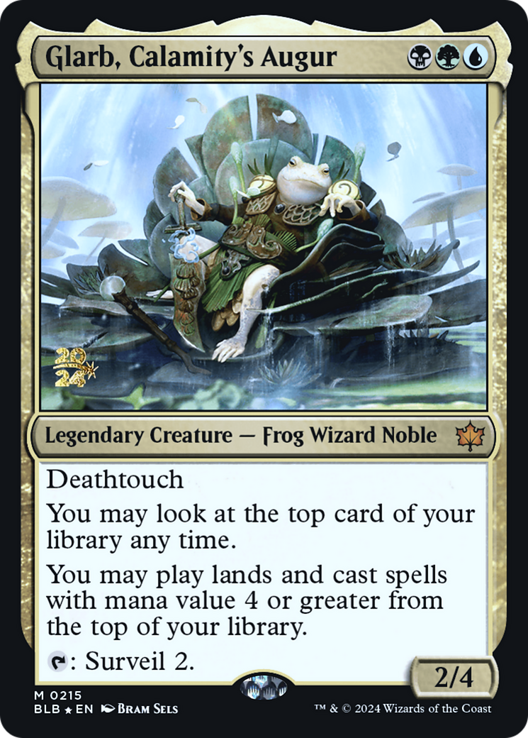 Glarb, Calamity's Augur [Bloomburrow Prerelease Promos] | Grognard Games