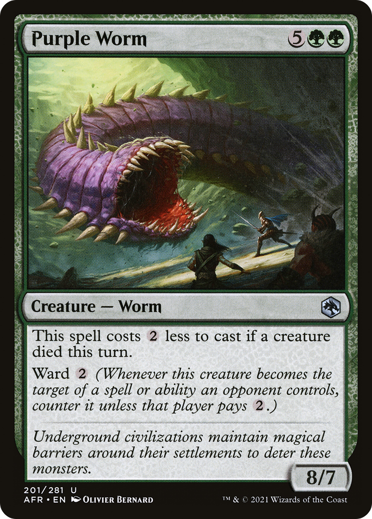 Purple Worm [Dungeons & Dragons: Adventures in the Forgotten Realms] | Grognard Games