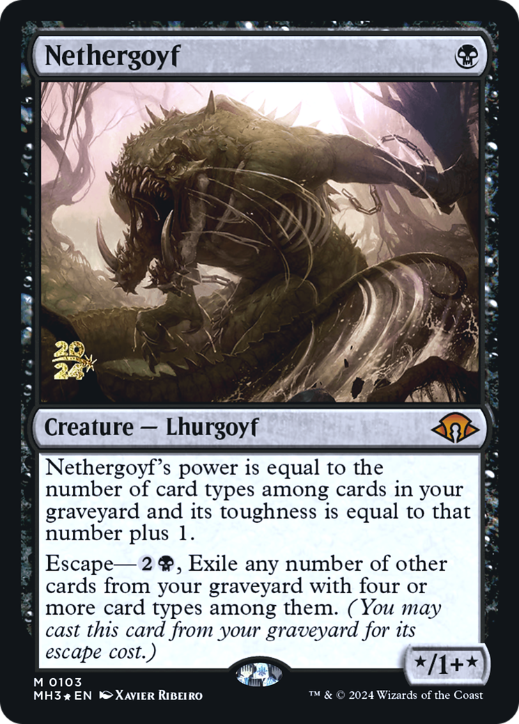 Nethergoyf [Modern Horizons 3 Prerelease Promos] | Grognard Games