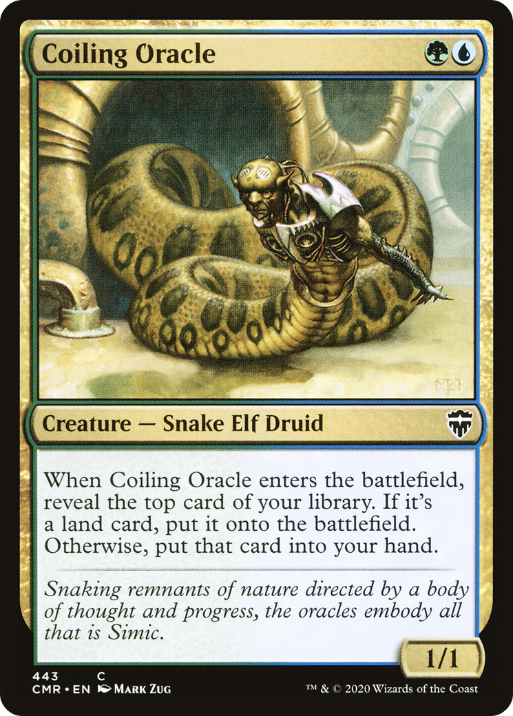 Coiling Oracle [Commander Legends] | Grognard Games
