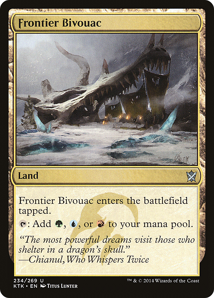 Frontier Bivouac [Khans of Tarkir] | Grognard Games