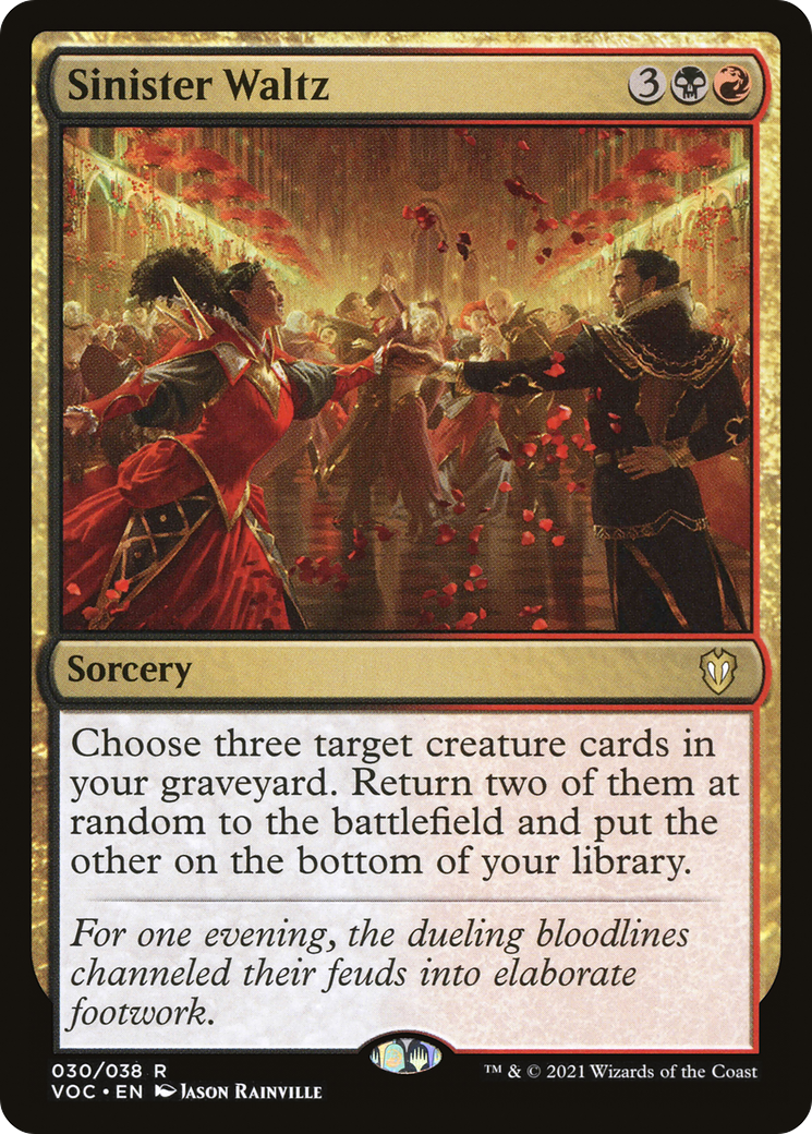 Sinister Waltz [Innistrad: Crimson Vow Commander] | Grognard Games