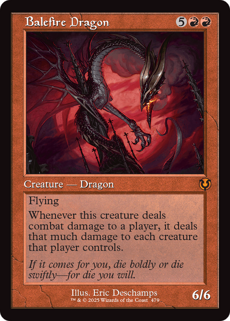 Balefire Dragon (Retro Frame) [Innistrad Remastered] | Grognard Games